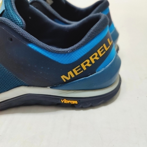 MERRELL Mag 5 Teal Blue Hiking Trail FlexConnect Vibram-Sole Men's Shoe Size 8 - Picture 5 of 10